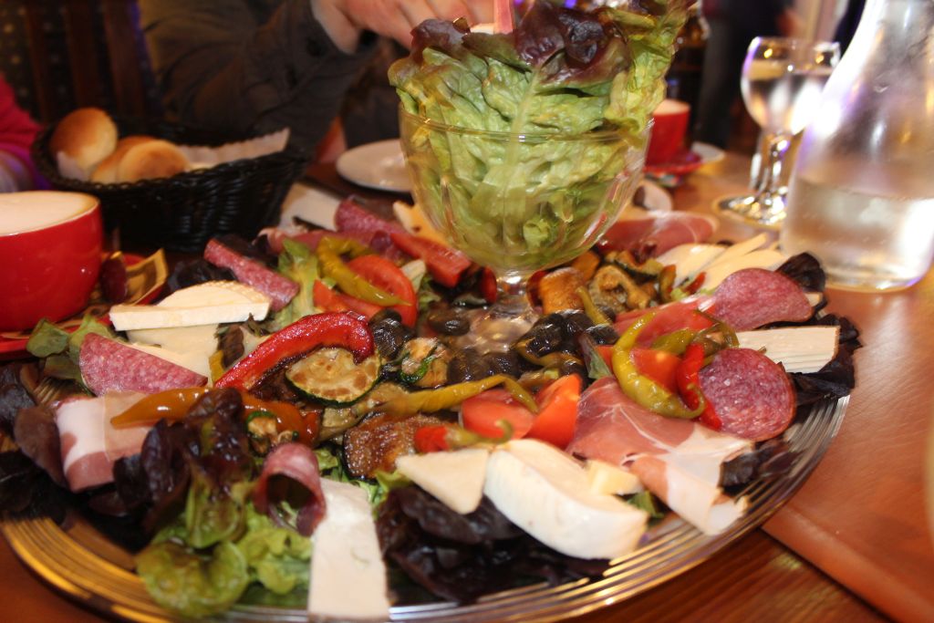 Antipasti served at Restaurant Bellini