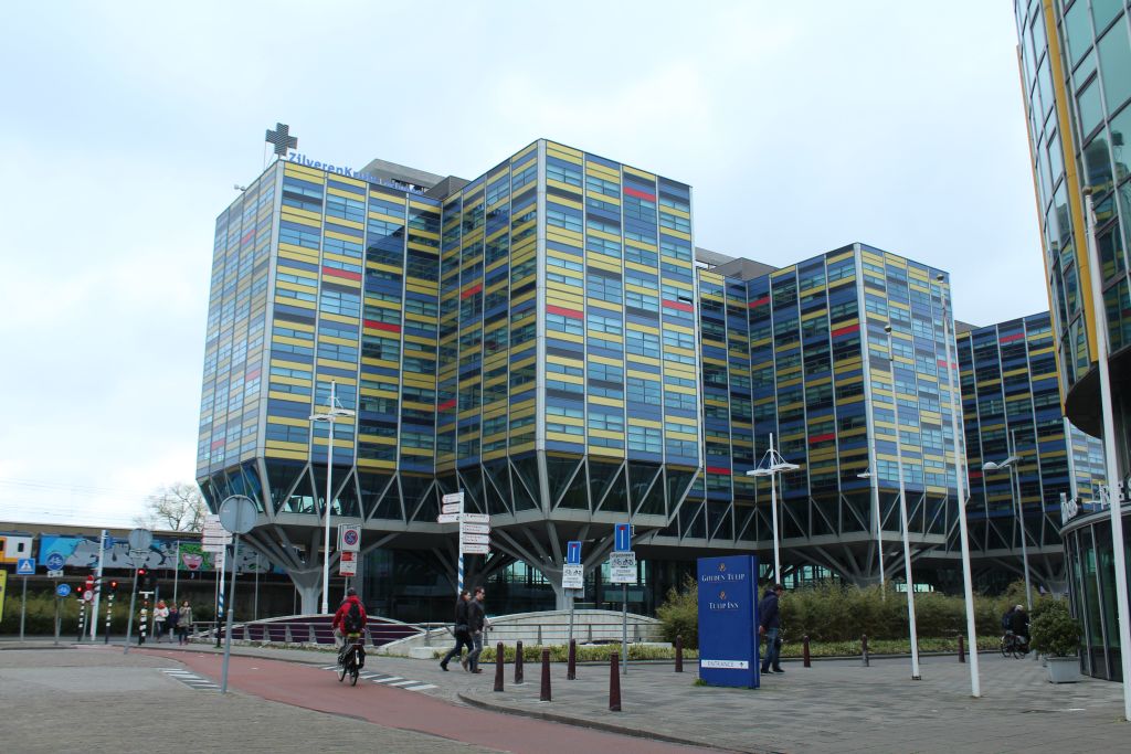Impressive building at Leiden, Netherlands