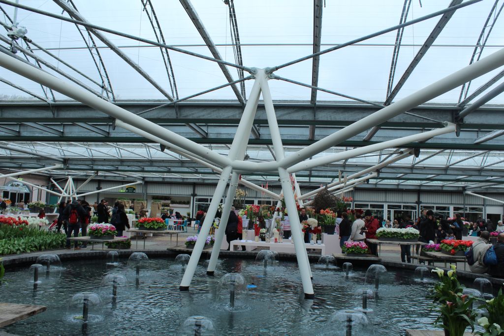 Flower expo hall at Keukenhof