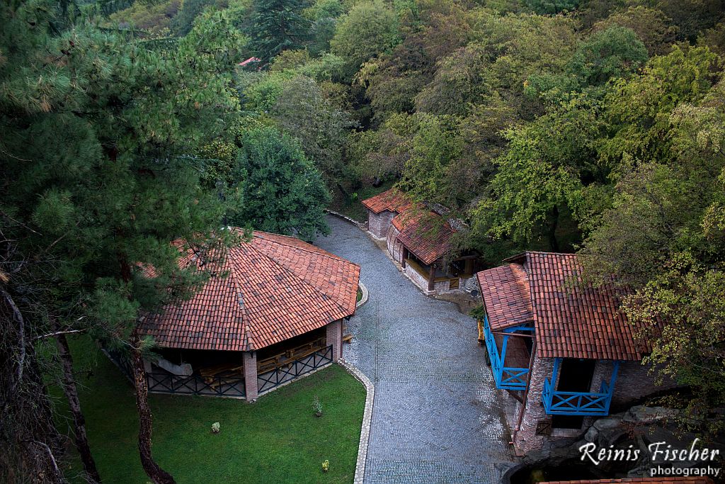 At winery Khareba complex near Kvareli