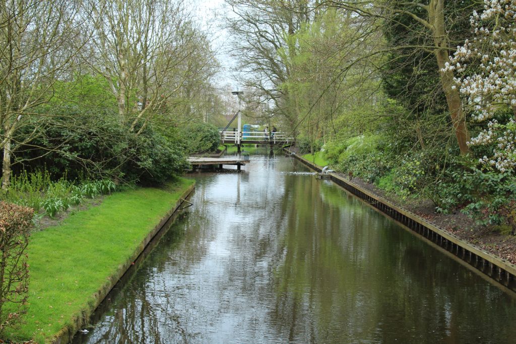 Channel at Keukenhof's garden