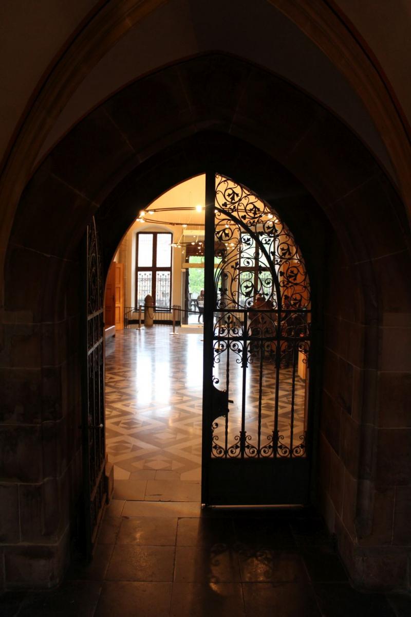 Gothic architecture at Aachen's Town Hall