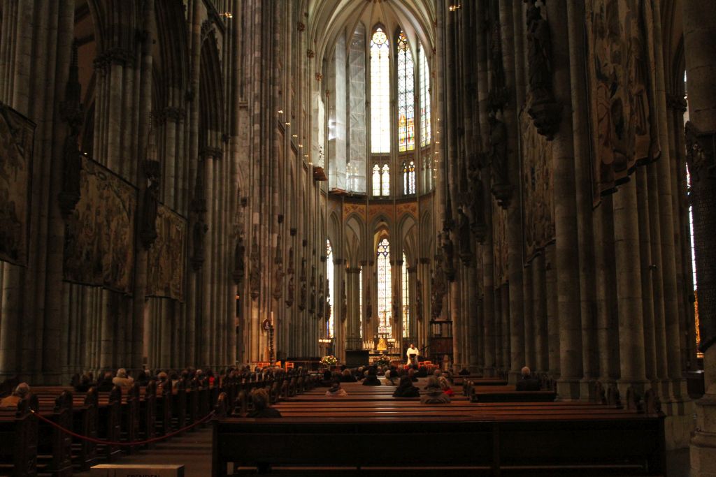 Inside view of Cologne's Cathedral