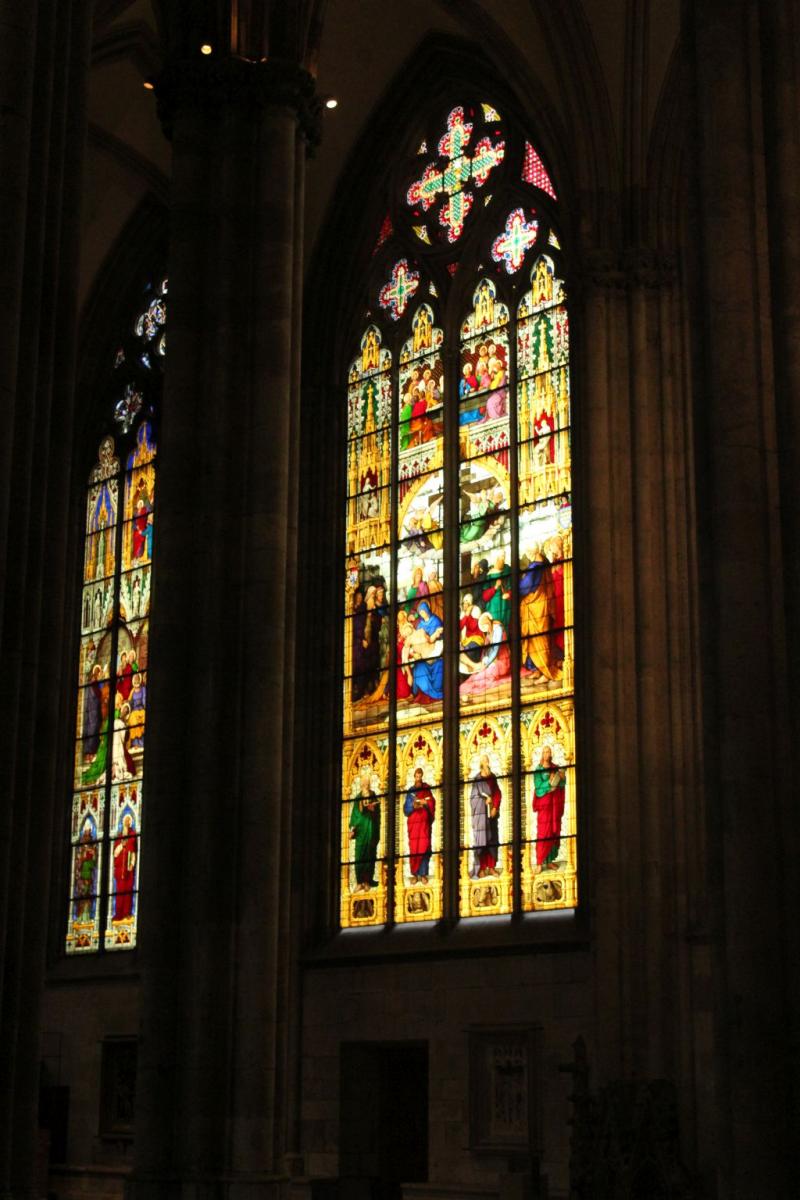 Stained glass at Cologne's Cathedral