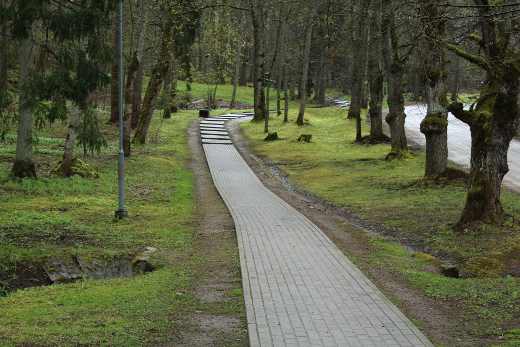 Park close to Kazdanga Mill lake