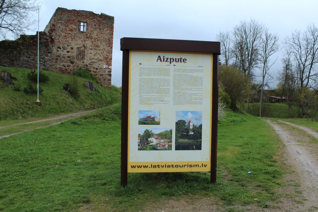 Tourism info near Aizpute Castle