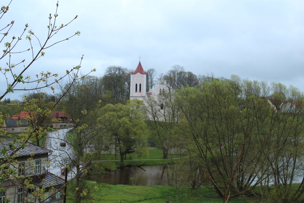 View to Aizpute St John's Church