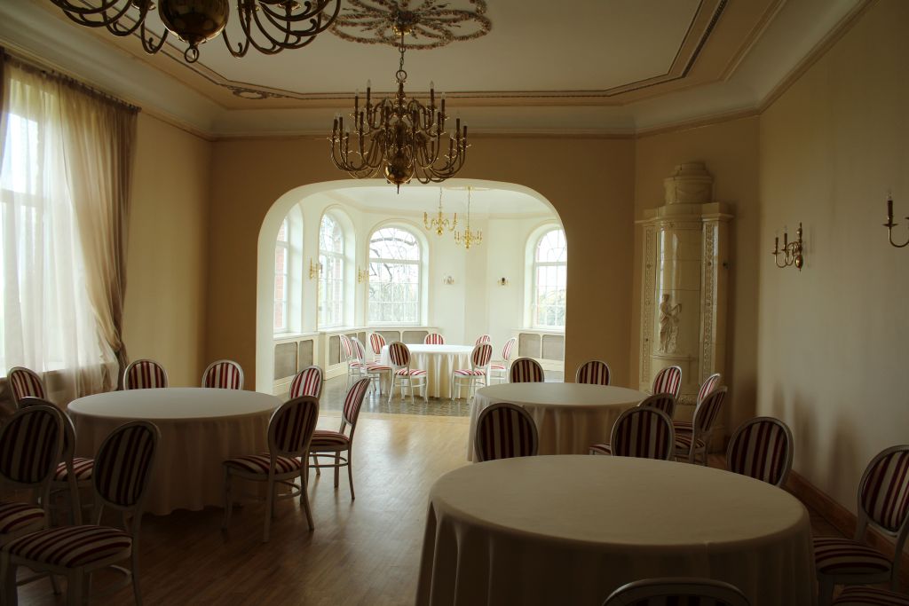 Ballroom inside Dairy Manor