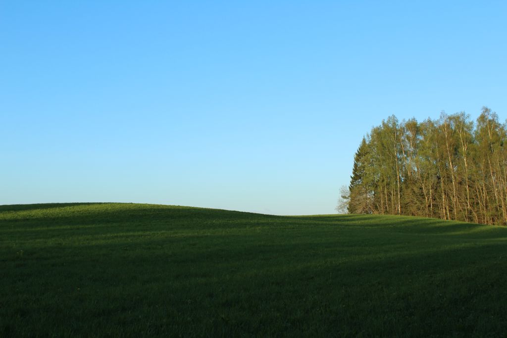 A Typical panorama of Latvian countryside