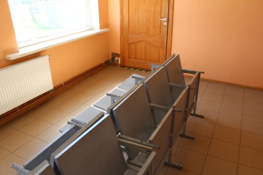Waiting room at Skrunda Bus Station