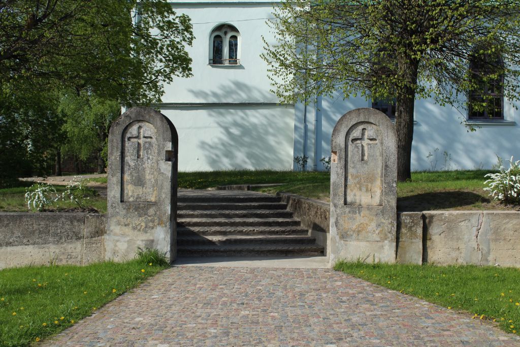 Entrance at this church
