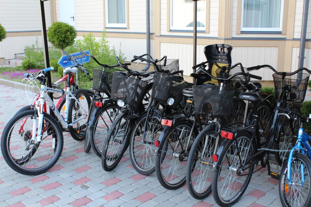 Bike rental at hotel Dzintars