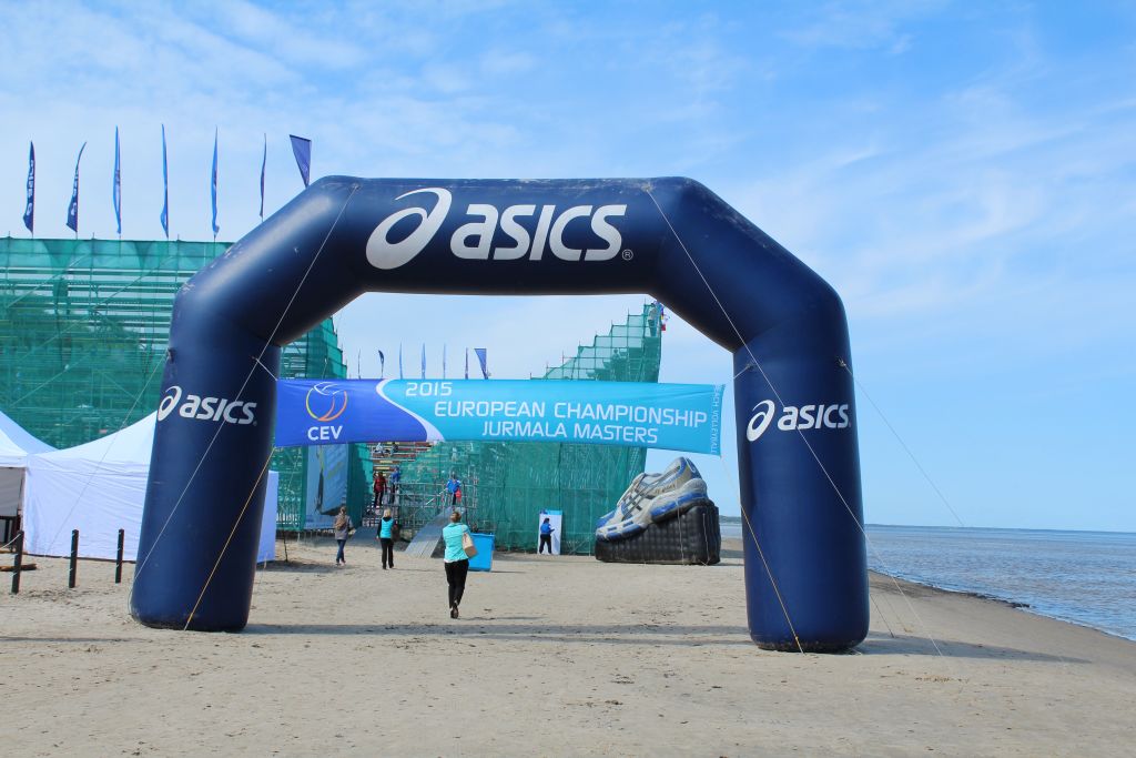 Beach Volleyball stage in Jūrmala