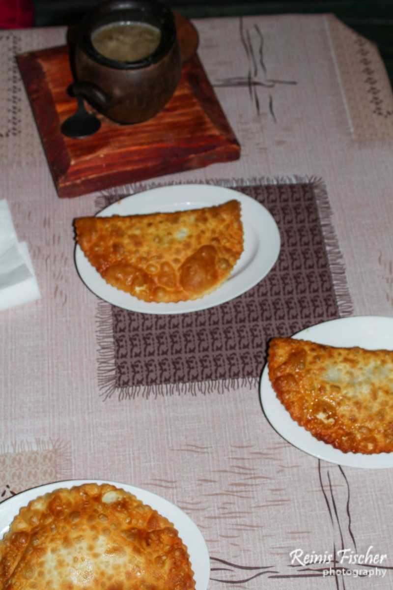 Chebureki and Lobiani