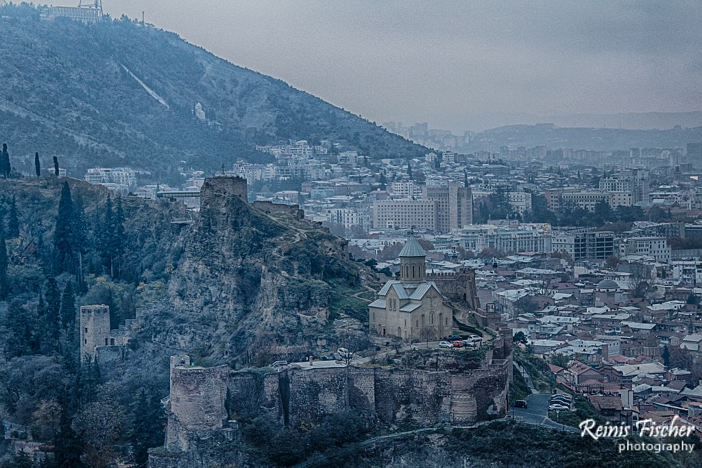 Spectacular view to the Narikala Fortress