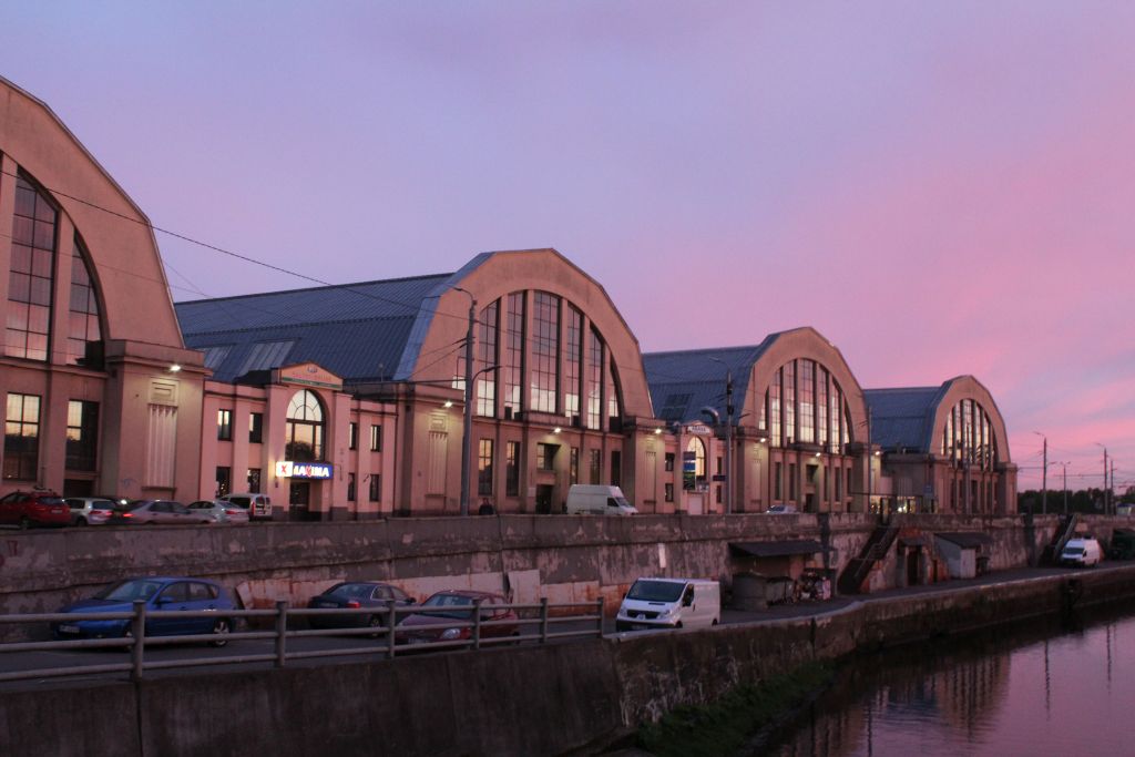 View to the Riga Central Market