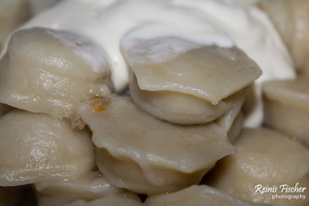 Homemade dumplings