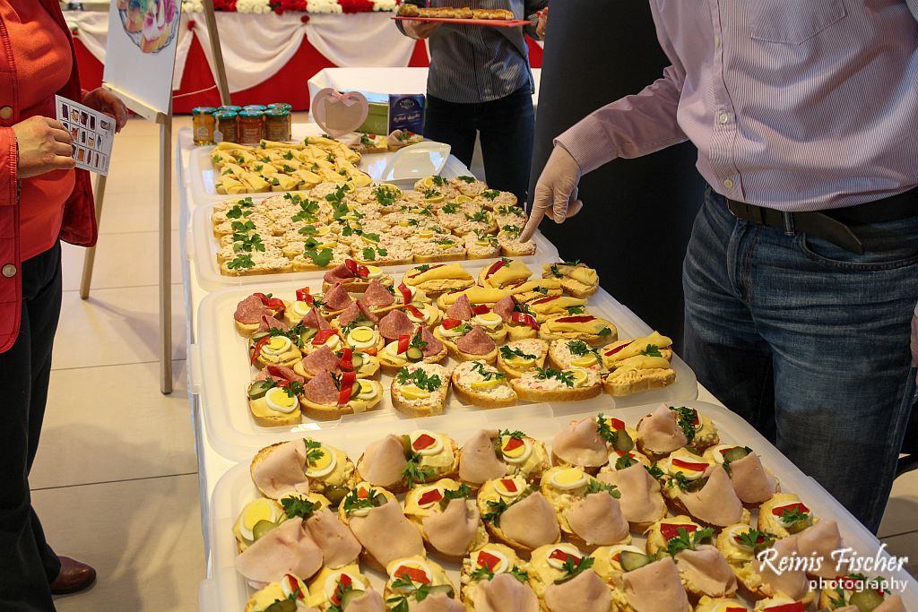 Traditional snacks from Czech Republic embassy in Tbilisi