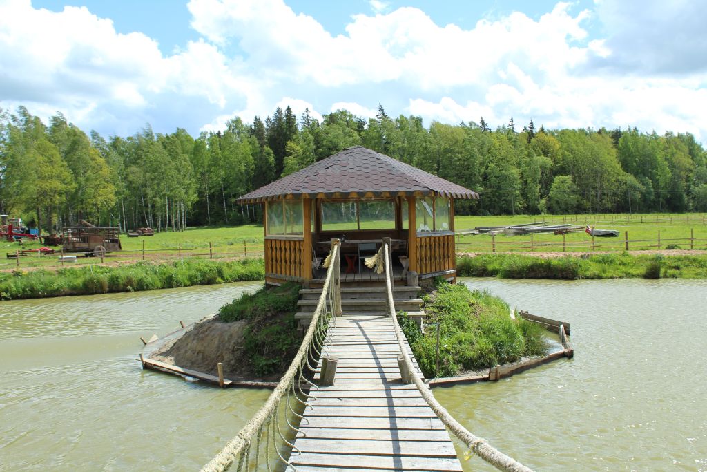 Gazebo at farm