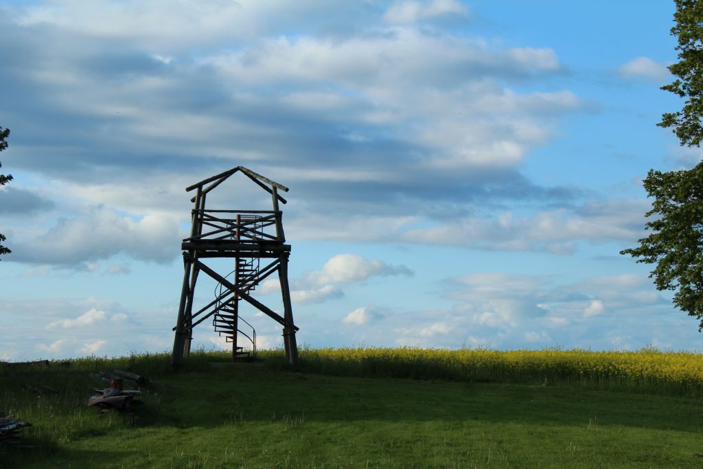 Watch tower at Guest house Garīkas