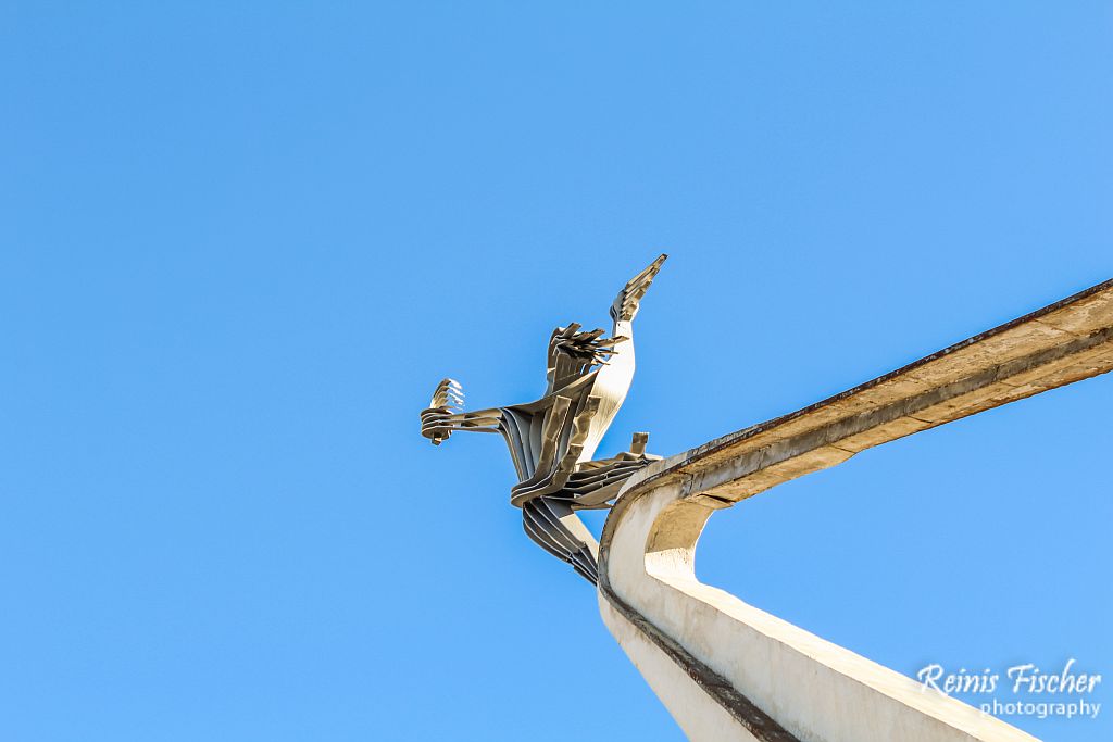 Soviet time monument