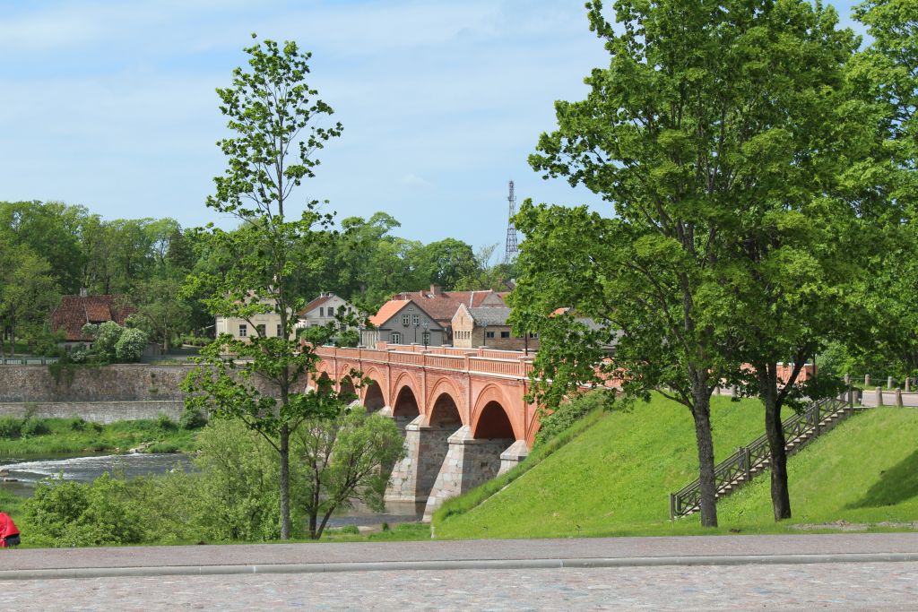 Old Brick bridge near Cafe Pilādzītis