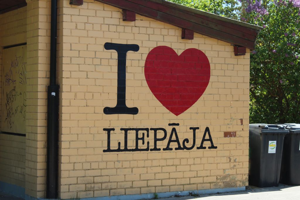Wall art: I love Liepaja