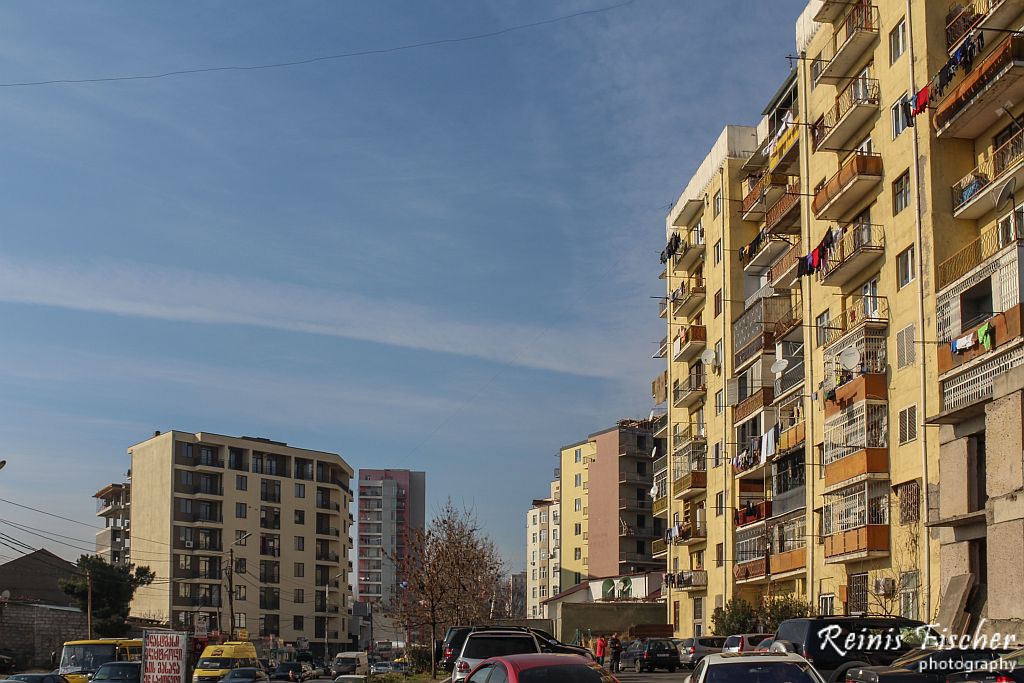 Apartment buildings in Varketili