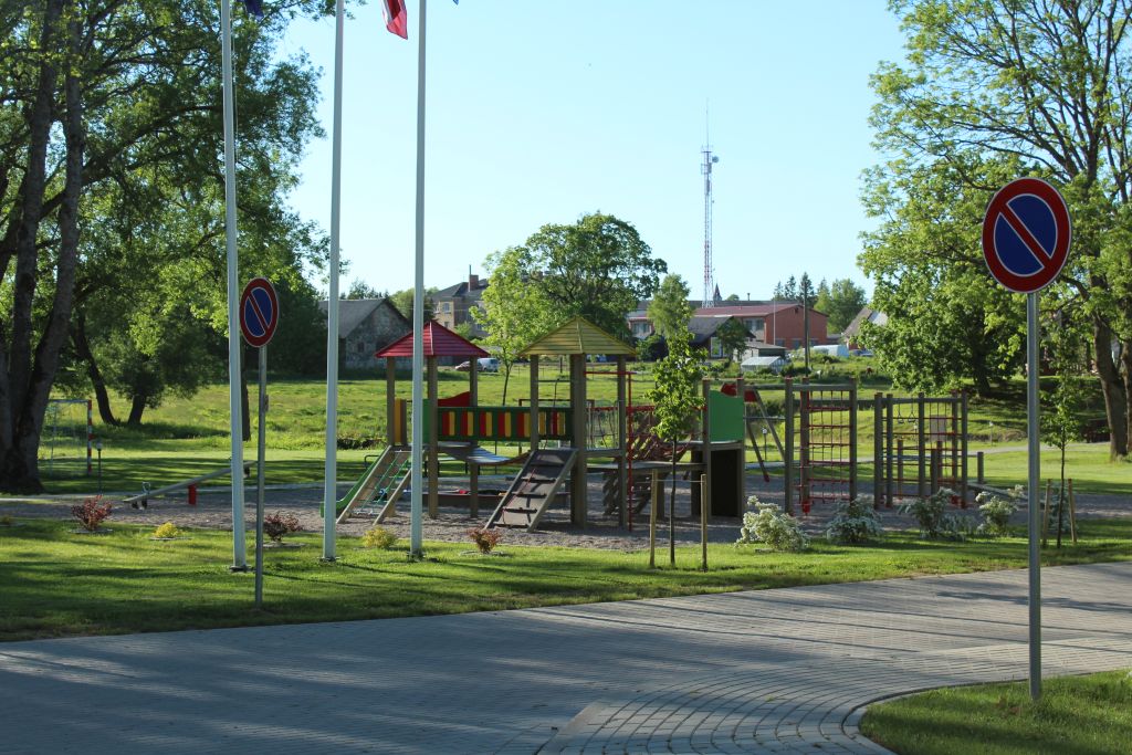 Playground at Skrunda manor