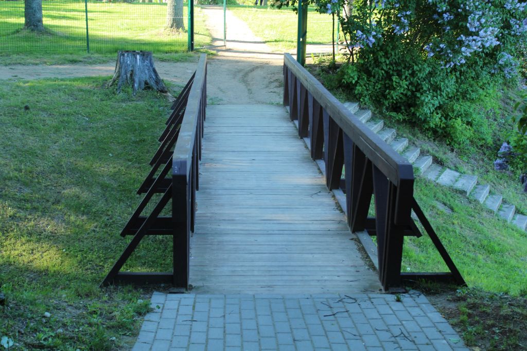 Park in Skrunda near Open Air Stage