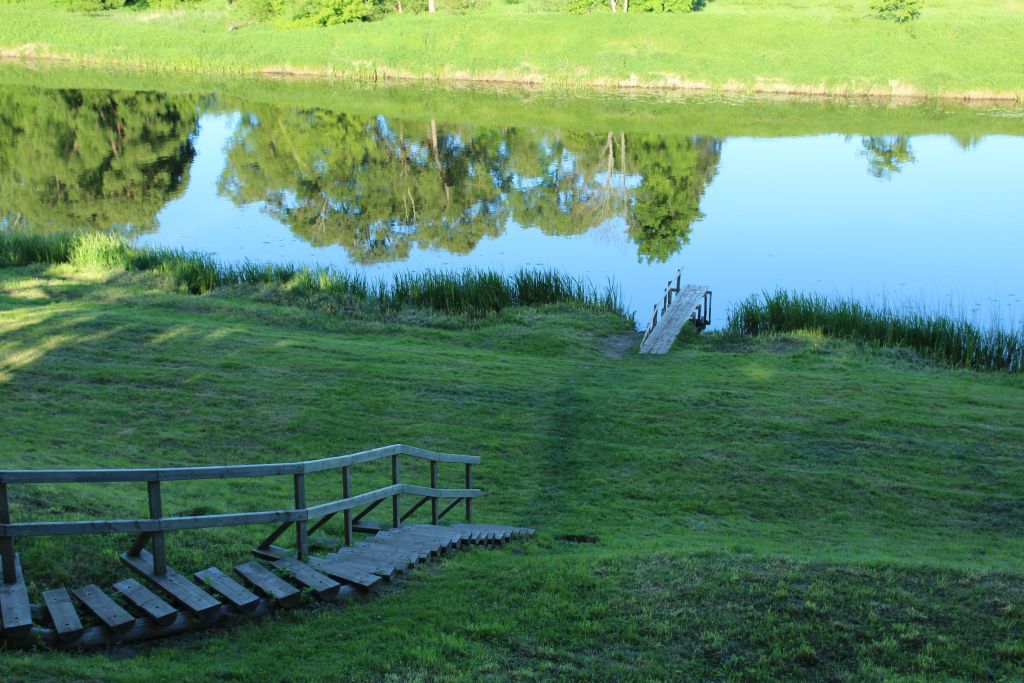 Embankment of Venta in Skrunda