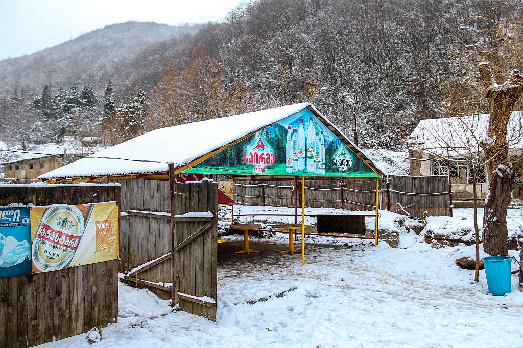 Roadside cade near Surami mountain pass