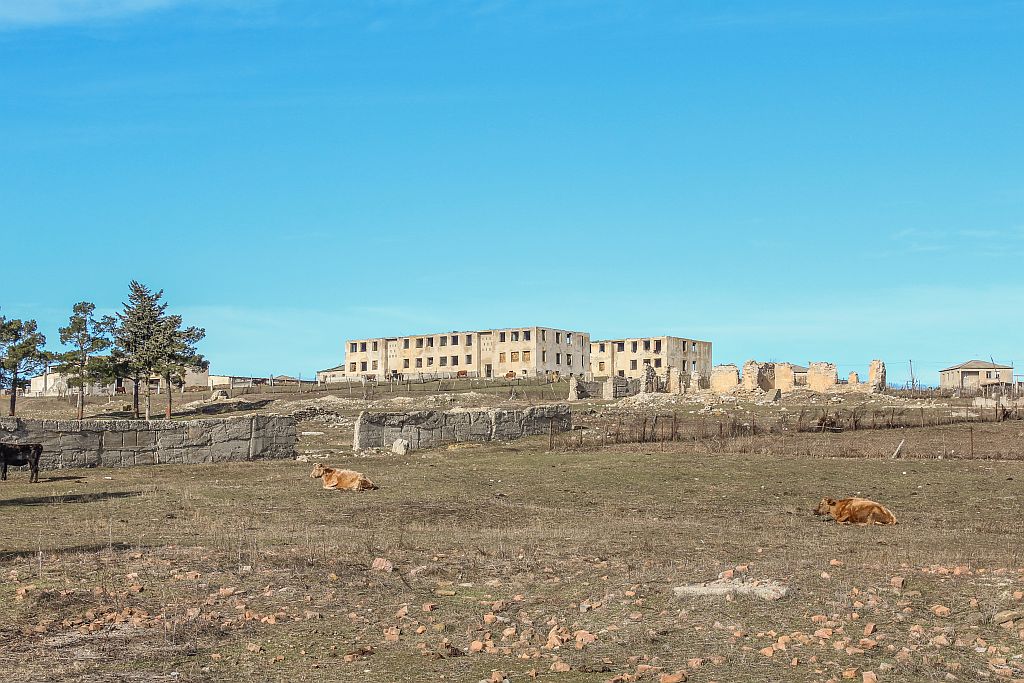 Abandoned/ ruined buildings in Udabno