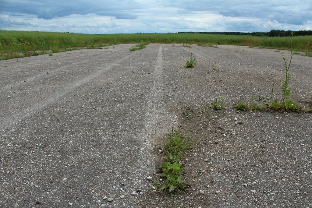 Abandoned airfield in Latvia