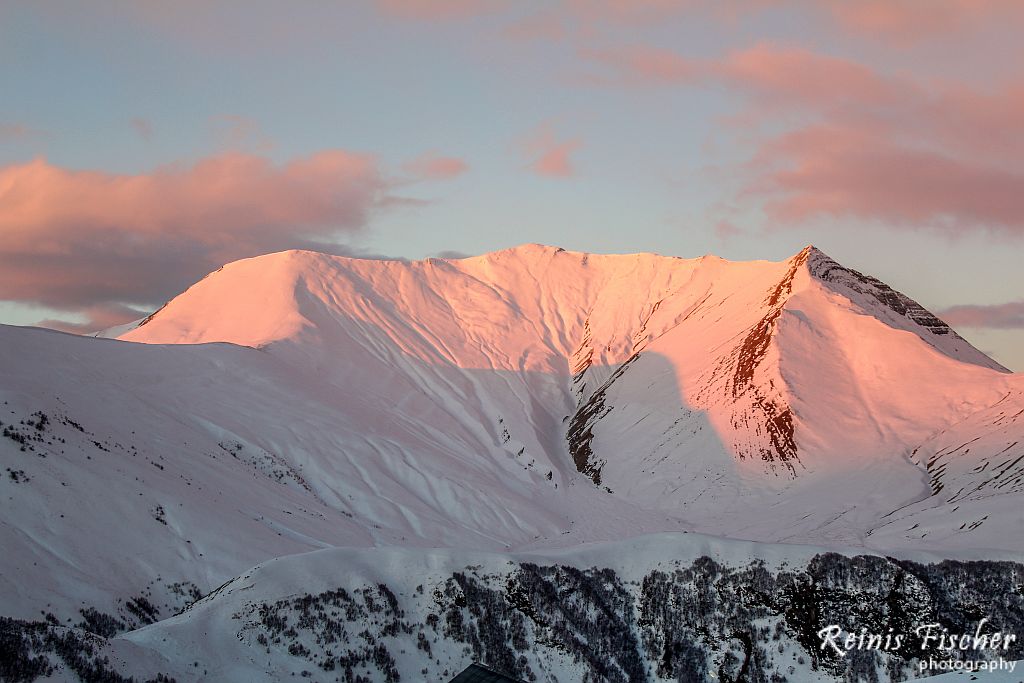 Caucasus mountains in Gudauri