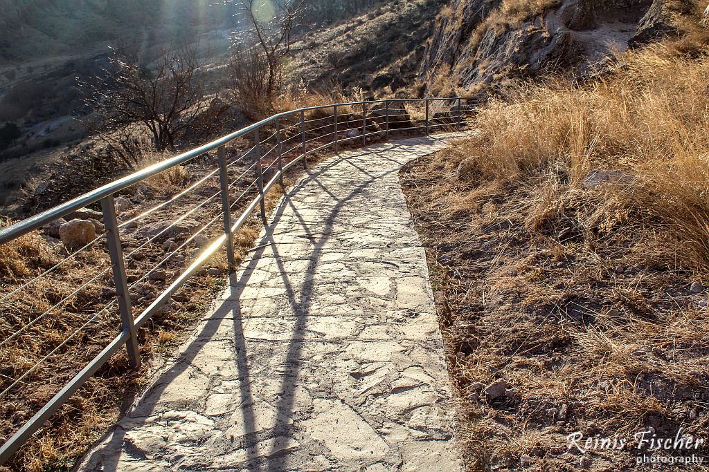 Trails at Vardzia cave town