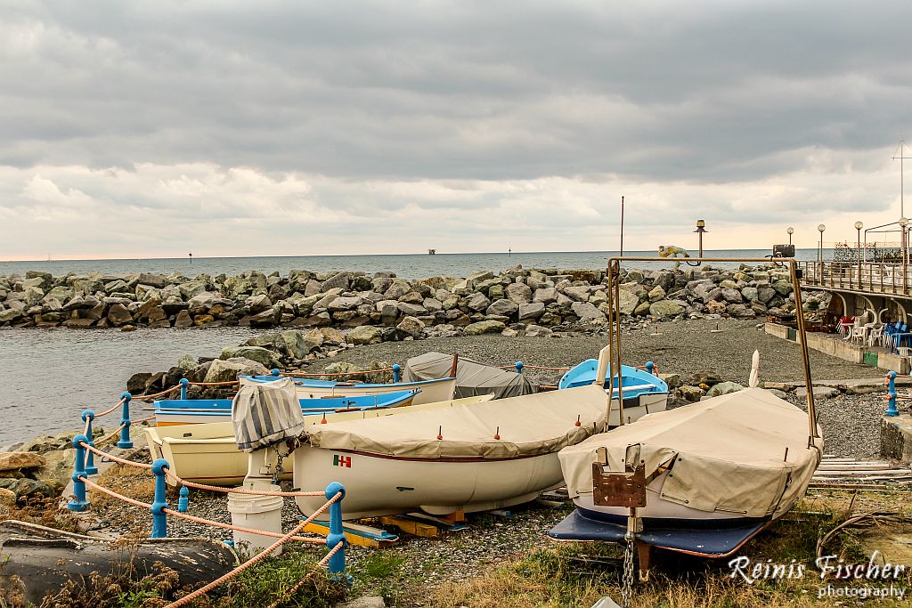 Boats in Italian Riviera