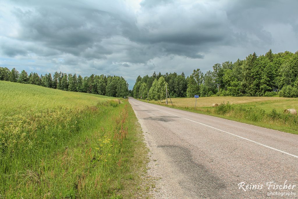 P117 - Skrunda - Aizpute road