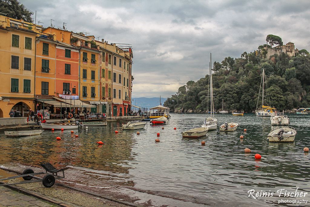 Boats at Portofino bay