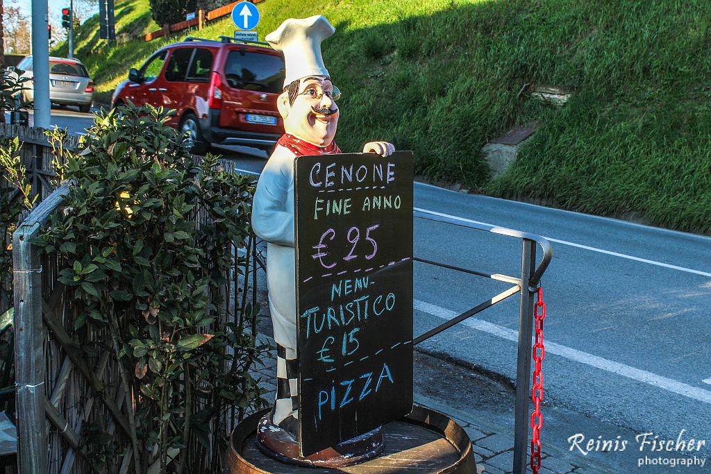 Roadside restaurant I Fossi in San Gimignano, Italy