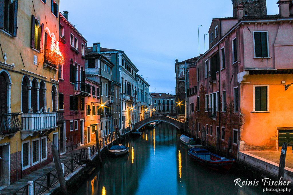 Water channels in Venice