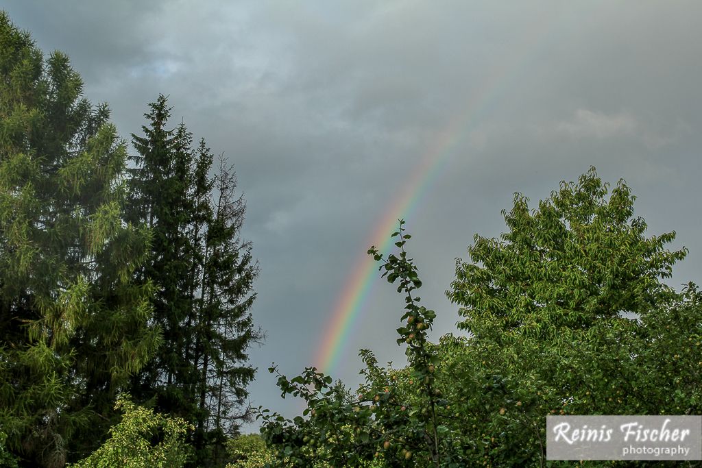 Rainbow in the evening