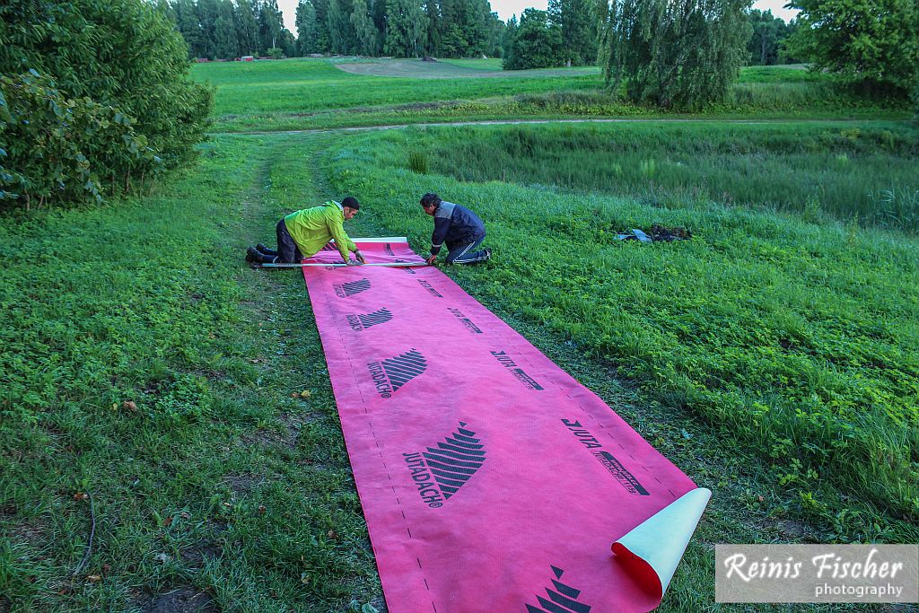 Measuring crosswind sheet