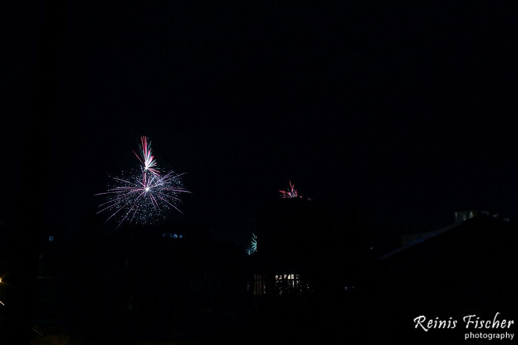 Fireworks in Tbilisi, Georgia