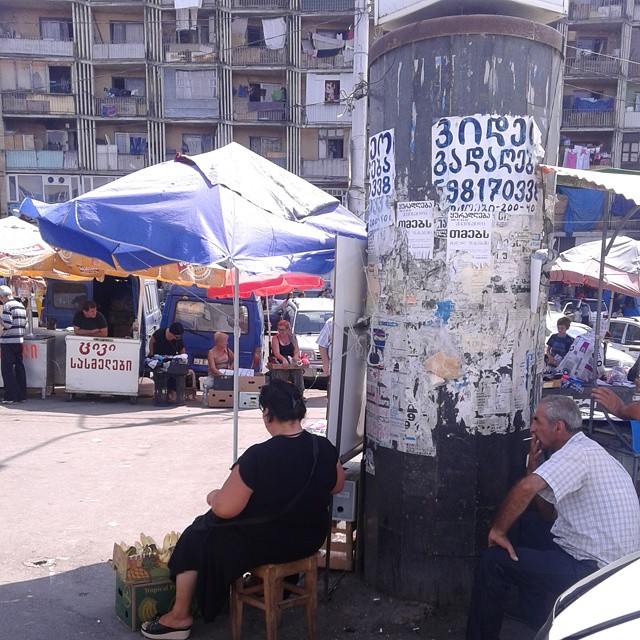 Market near Tbilisi Railway Station