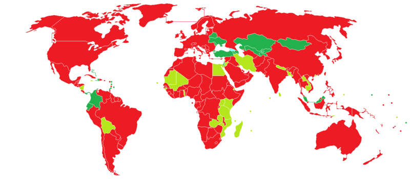 Visa requirements for Georgian citizens