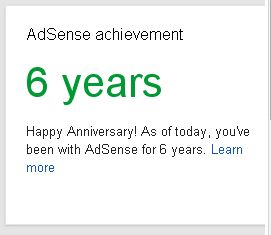 Google Adsense Achievment