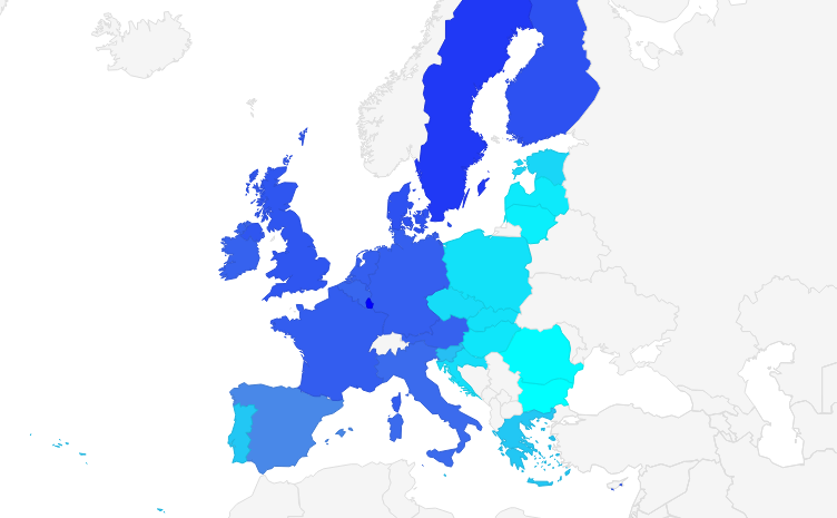 Average salary in European Union