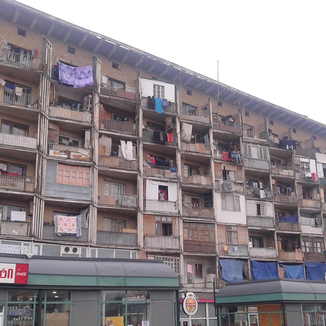 Building close to Tbilisi Railway Station