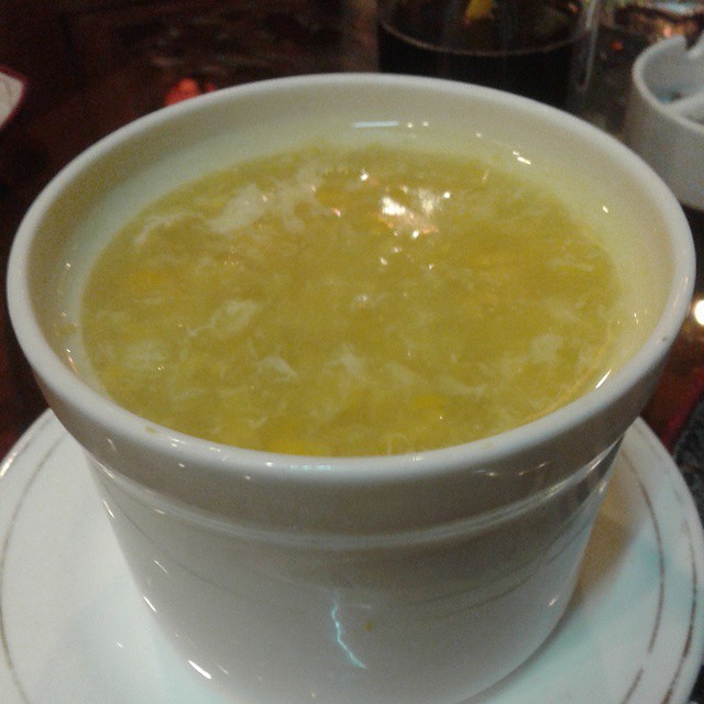 Corn Soup at New Asia Restaurant